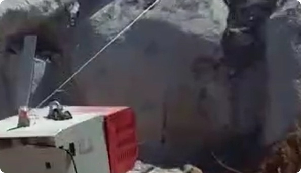 55kW Wire Saw & M002B Diamond Wire Cutting Gold Reef Underground | KEENOVA